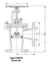 screwdown check-valves (SDNR), PN 16/DN350 straight type or angle type, DIN 86252-01