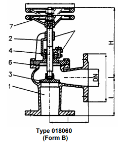 Stop-Valves and Angle Stop-Valves, PN 10/16, DN32