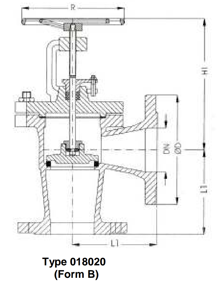 Stop-Valves and Angle Stop-Valves, PN 16/DN250