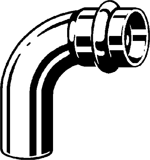 Profipress G, elbow 90°, 345 563