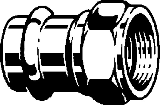 Profipress G, connection screw fitting, 477 455