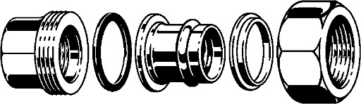Sanpress, insulating union, 469 511