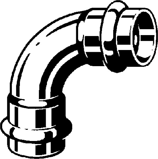 Profipress, elbow 90°, 291 549