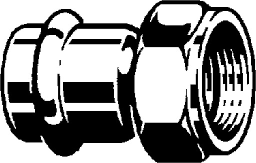 Prestabo, connection screw fitting, 601 126