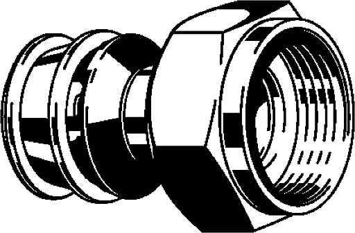 Raxofix, connection screw fitting, 646 417
