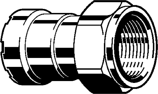 Megapress, connection screw fitting, 747 824
