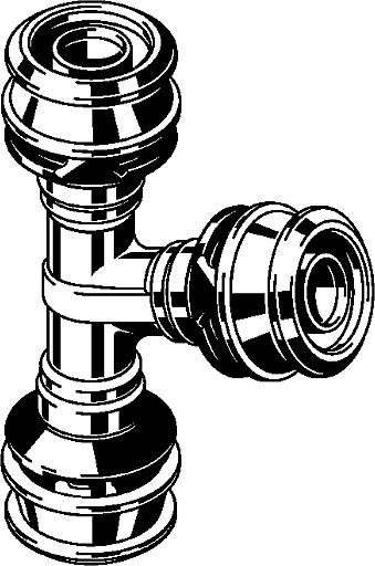 Raxofix, T-piece, 647 438