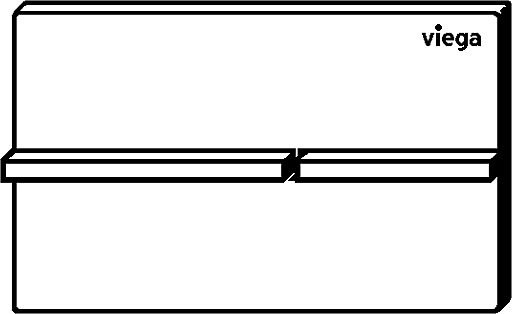 nan, WC flush plate for Prevista, 773 656