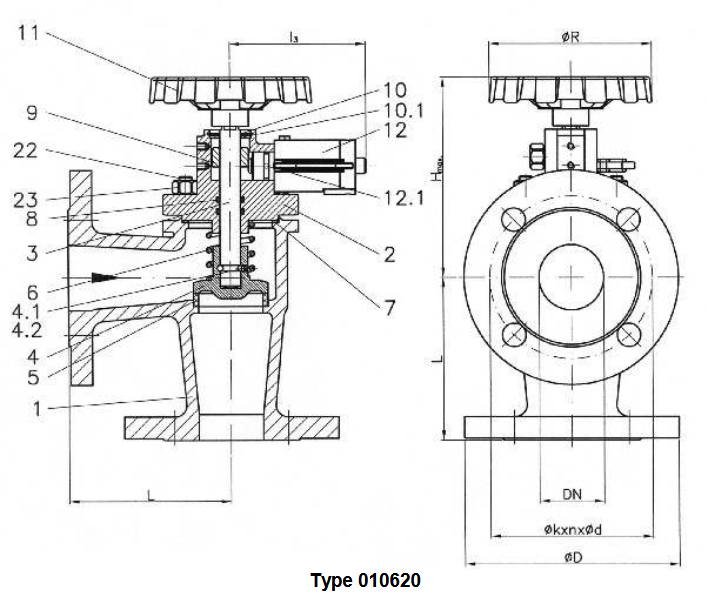 Remote Controlled quick-closing valves, PN 16/DN50