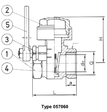 Quick-closing gate valves PN 6, G2''