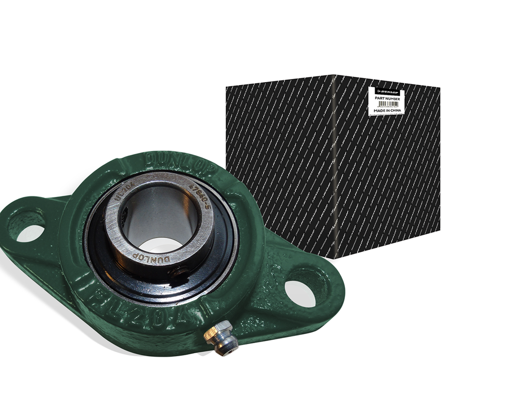 2-BOLT FLANGED BEARING UNIT,UCFL201/12MM DUN