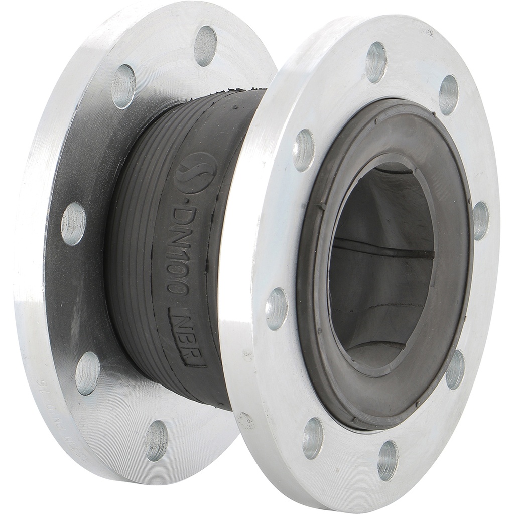 RUBBER EXPANSION JOINT 1503 PN10 DN40 NBR single wave/Steel flanges  