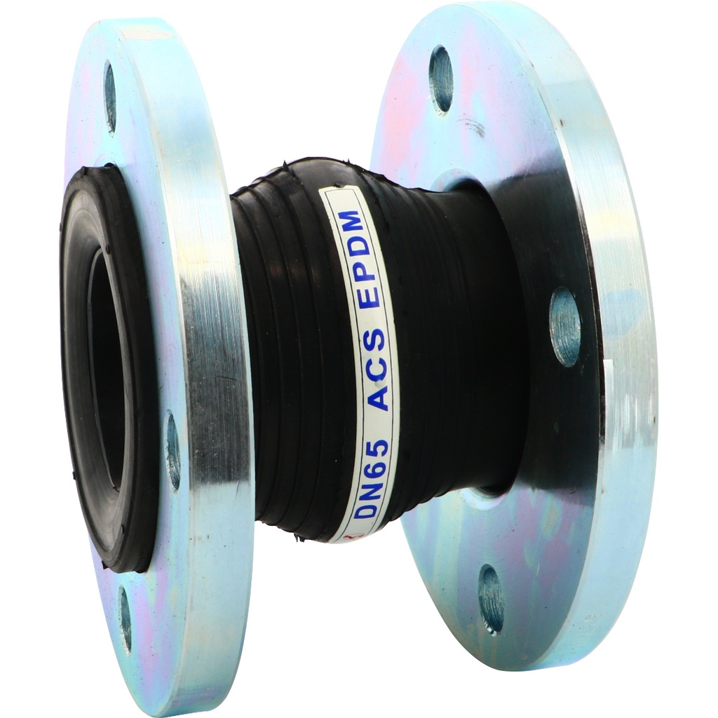 RUBBER EXPANSION JOINT 1507 ACS DN80 EPDM single wave/Steel flanges L=130mm  