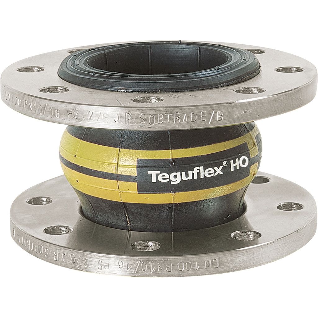 RUBBER EXPANSION JOINT 1568 DN50 HNBR STEEL FLANGES PN10/16  