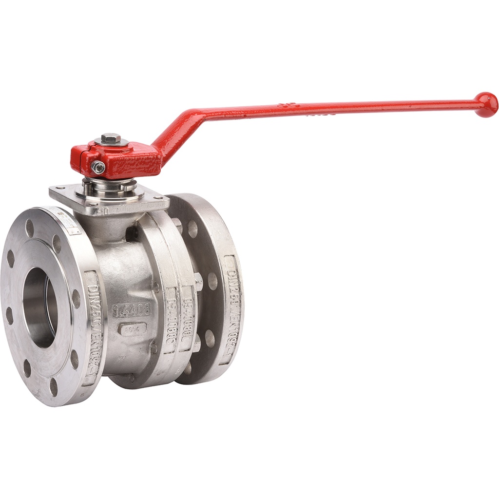 ST. STEEL BV 516IIT DINF4 DN300 PN16 NO LEVER / ST. STEEL BALL / PTFE SEAT  
