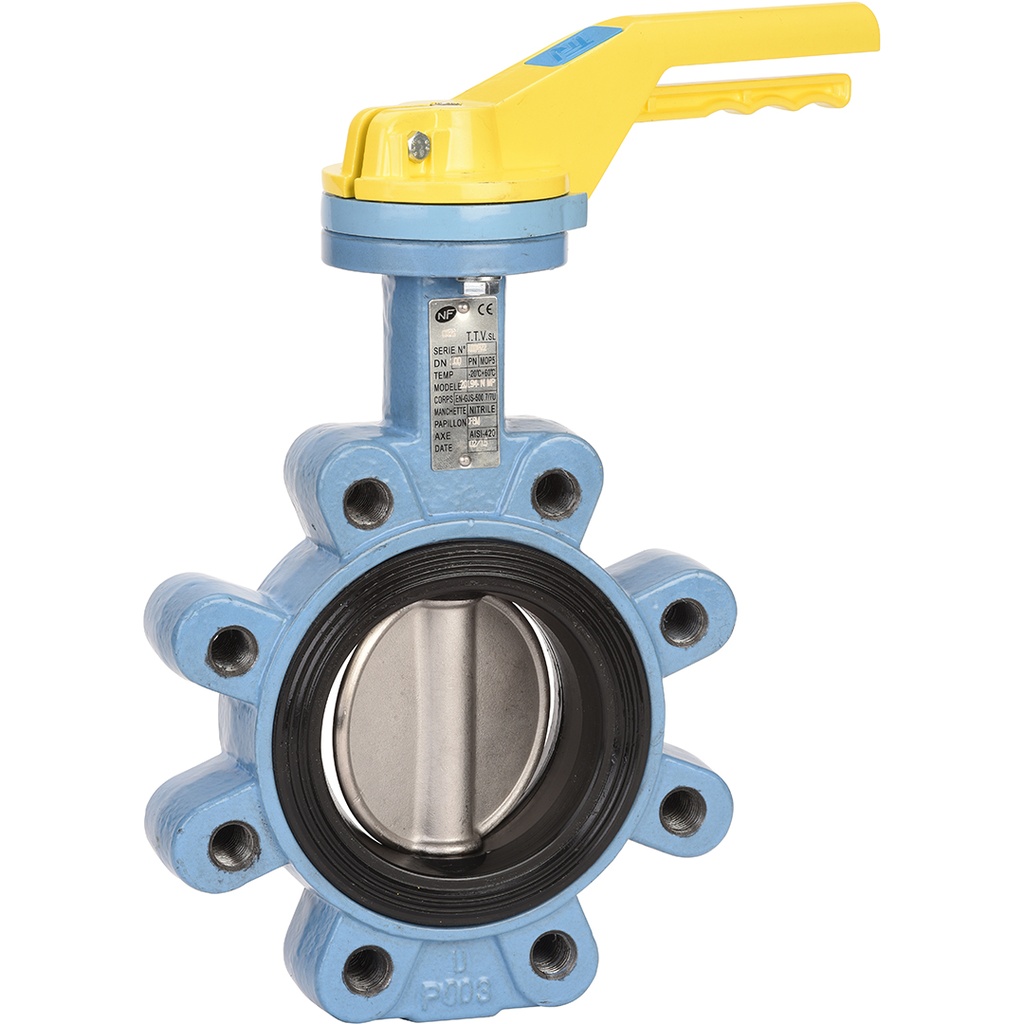 BUTTERFLY V. 1181 PN10/16 DN65 Lug EN-GJS-500-7/CF8M/NBR For gas MOP5  
