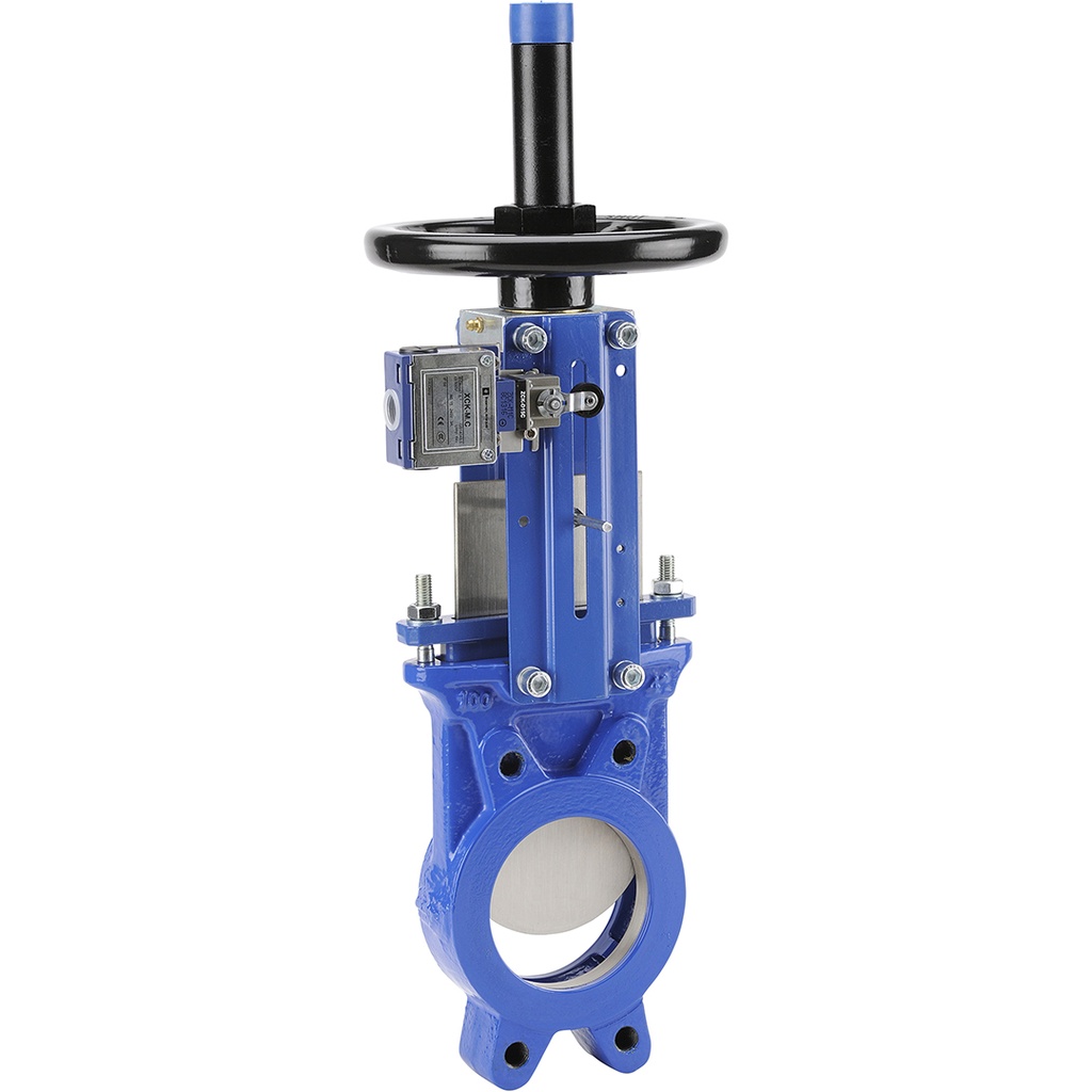 CAST IRON KNIFE GATE V. 170 PN10 DN400 EN-GJL-250/F304/NBR + Limit switch  