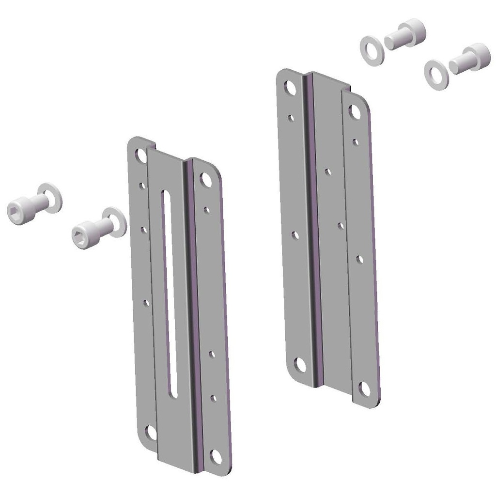 ST. STEEL LATERAL BRACKETS for KGV DN50 2 spare brackets with bolting  