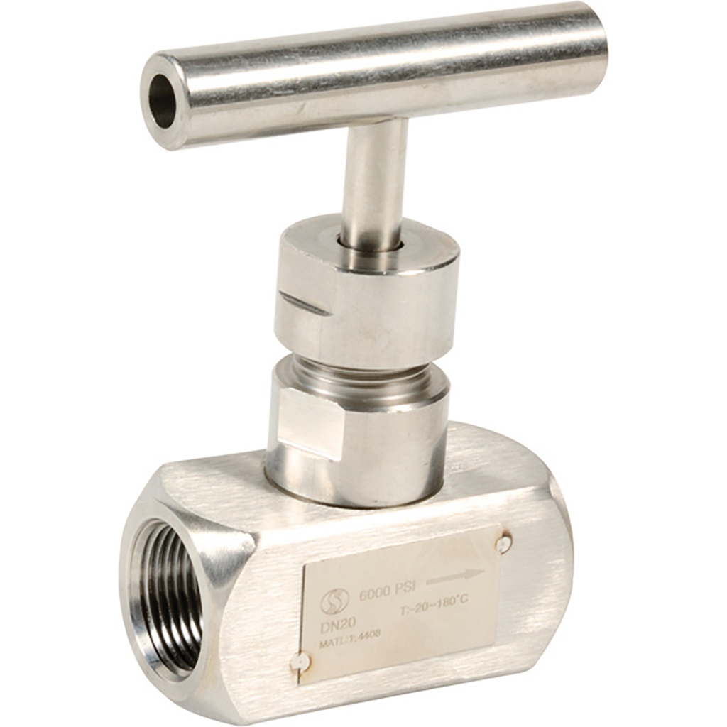 STAINLESS STEEL NEEDLE V. 481 BSP 3/4" FF CF8M/F304 needle High pressure  
