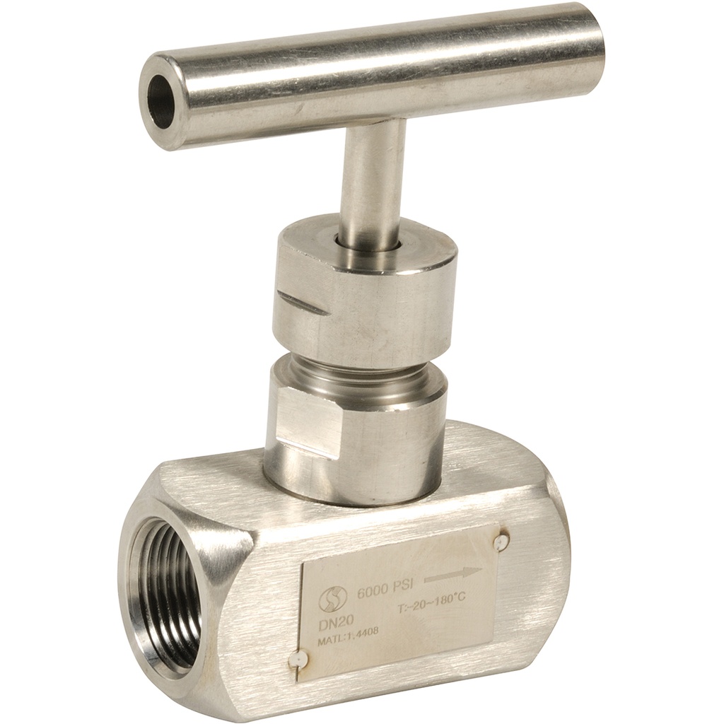 STAINLESS STEEL NEEDLE V. 487 NPT 1/2" FF CF8M/F304 needle High pressure  