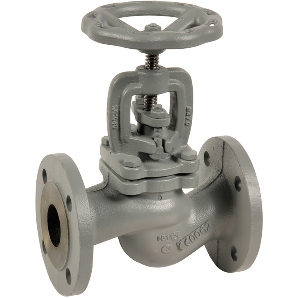 CAST IRON GLOBE V. 479 PN16 DN20 EN-GJL-250 / Stainless steel inner parts  