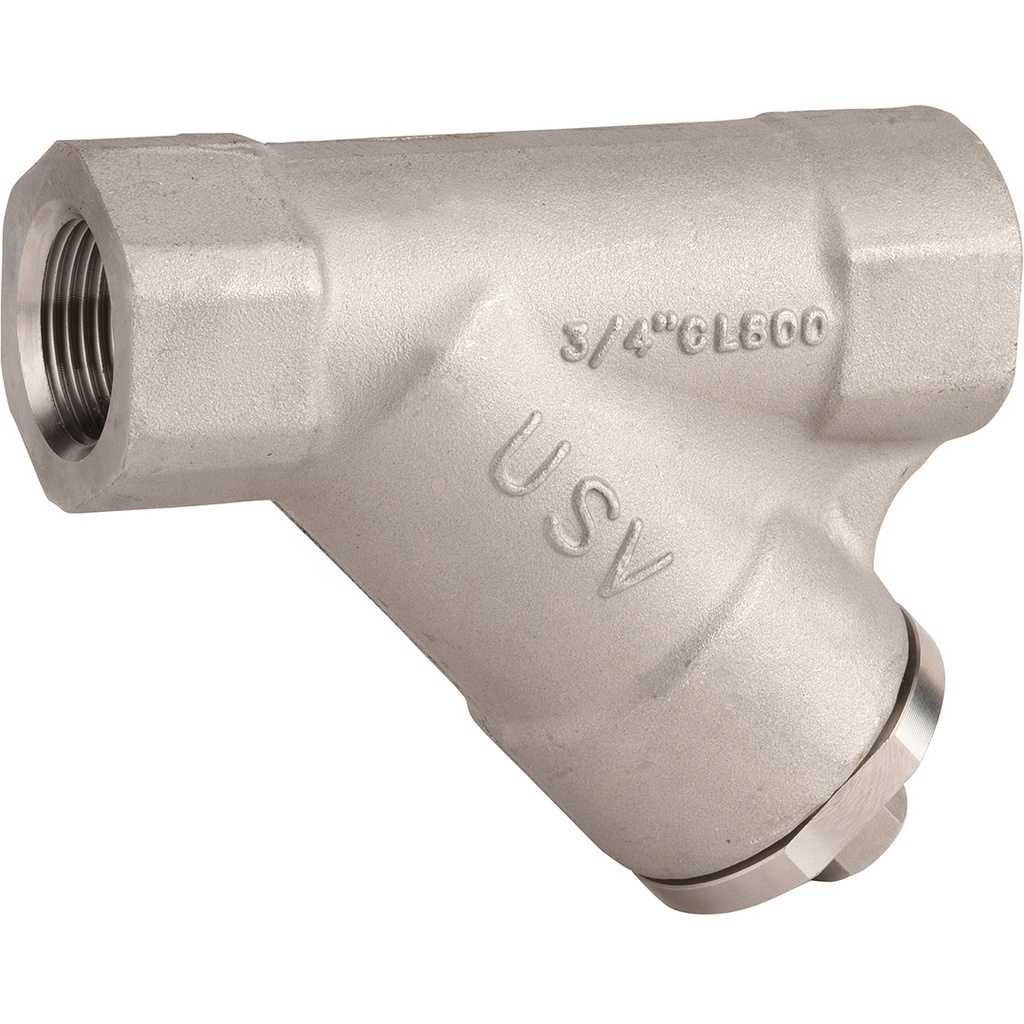 ST STEEL Y-STRAINER 239 NPT 3/4" FF F316 body / F316 screen 800lbs  