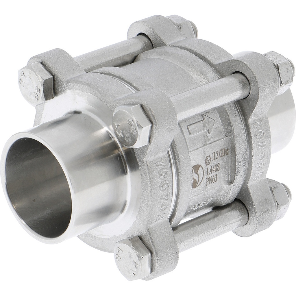 ST. STEEL CHECK V. 381ISO BW ISO DN 20 CF8M Spring check 3pc All positions  