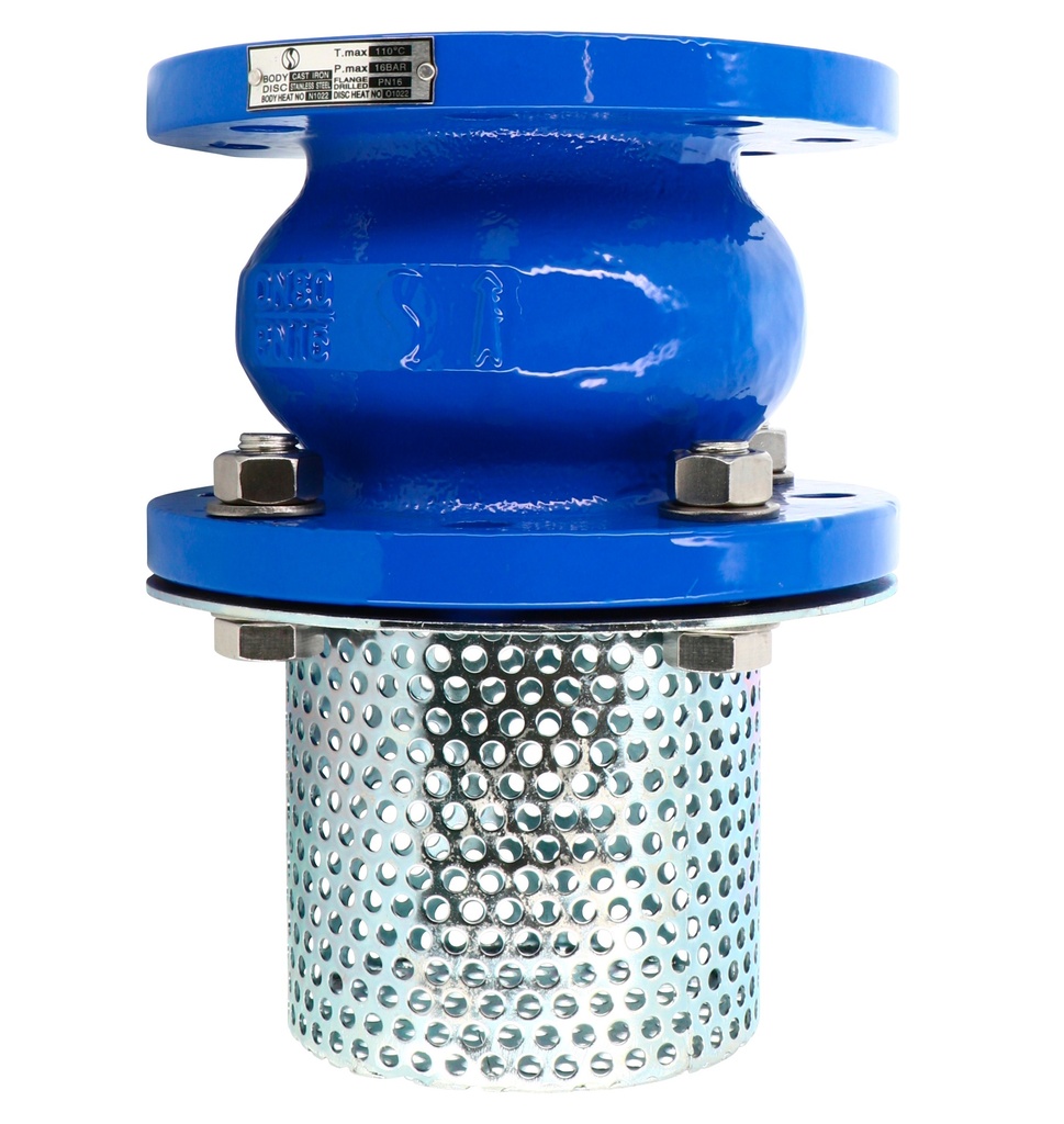 FOOT VALVES 368 PN16 DN125 Check V.369 +Carbon st. strainer basket  