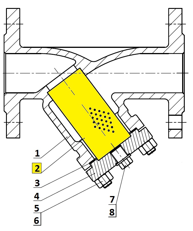 SCREEN FOR FILTER 235 DN100    