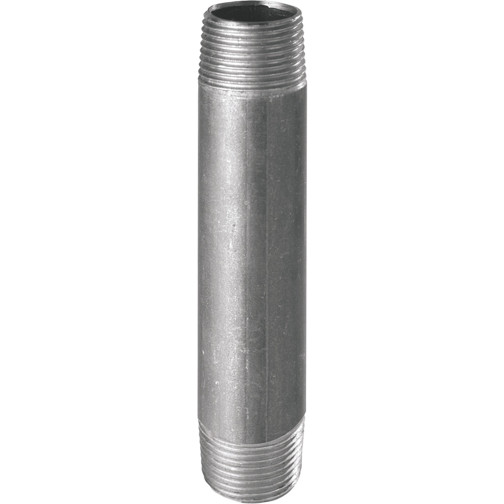 530G - BARREL NIPPLE 2"1/2 L1000 GALVANISED  