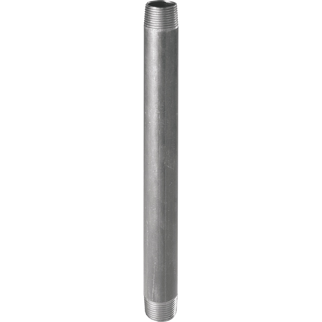530G - BARREL NIPPLE 3/8" L180 GALVANISED  